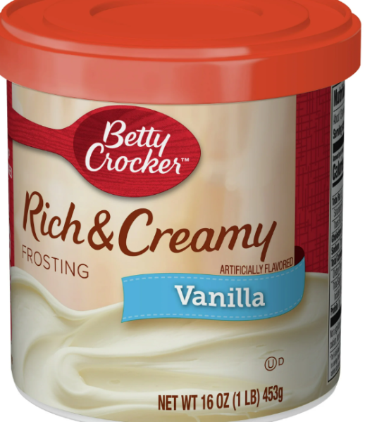 BETTY CROCKER 'Vanilla' Rich & Creamy Frosting Creme für Kuchen 453 gr